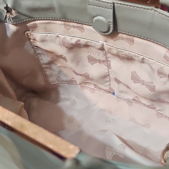 Ted Baker Anabel Large Leather Gray Women's  Tote Bag ( No Crossbody Strap) - Picture 14 of 16